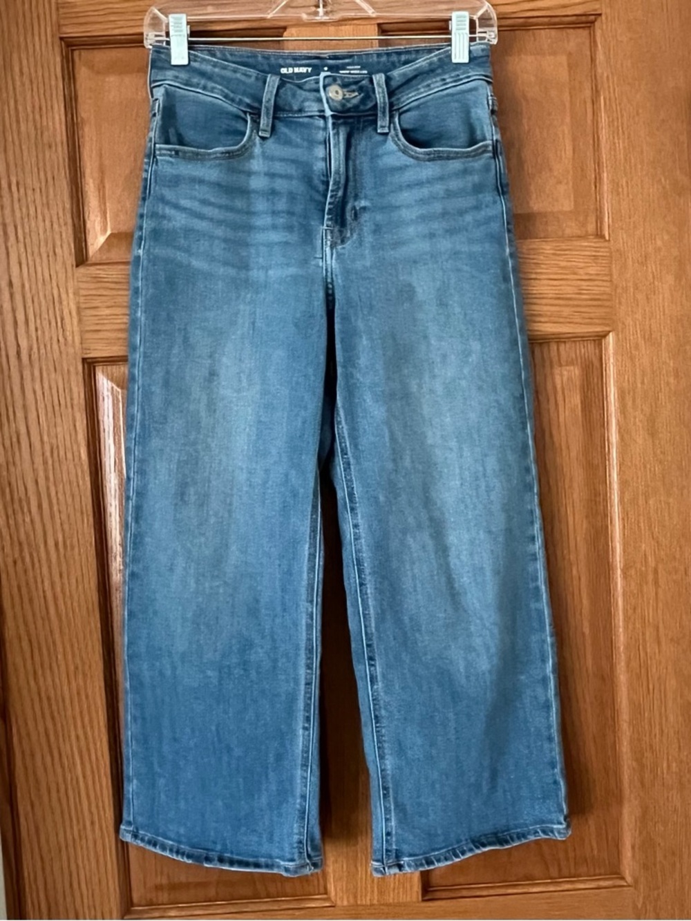 Old Navy Women's High-Rise WOW Wide-Leg Jeans Sz 0 Short